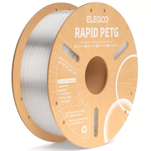 ELEGOO Rapid PETG Filament 1.75mm für FDM 3D Drucker - Hochgeschwindigkeit und Präzision