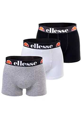 ellesse Grillo Fashion 3P Boxer Herren Trunk Shorts Unterwäsche SBMA2207