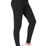 Enjoyoga Sport Leggings Damen - Blickdichte Yogahose mit Innentasche für Sport