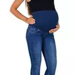ESRA Schwangerschaftshose Umstandshose Jeans Hose Skinny für Schwangerschaft Maternity J531