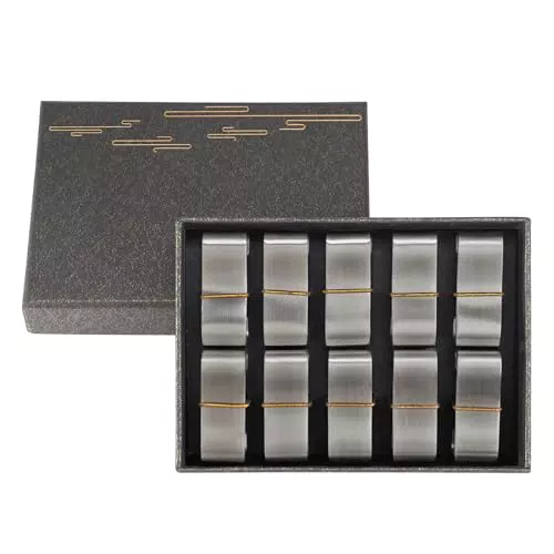 Essstäbchen Ablagen Stäbchen Halter 10 Stück Edelstahl Essstäbchen Halterung Löffel Gabel Messer Stand Rack Set