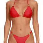 Evolyline Bikini Damen Set Brazilian Push Up Sexy Triangel Bikini Set