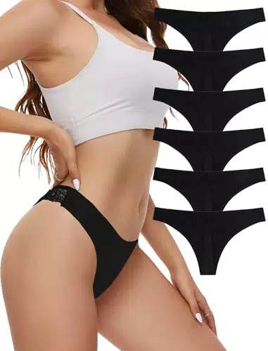 Evolyline Seamless Tangas Damen Strings Set String Tanga Damen Nahtlose Sexy Unterhosen Slip Unterwäsche für Frauen Damen Slips Mehrpack Atmungsaktiv Panties Damen