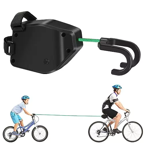 Fahrrad Abschleppseil für Kinder mit Dreiecktasche – 500 lbs Tragfähigkeit