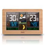 FanJu FJ3378B Wetterstation mit Außensensor, DCF Funkuhr