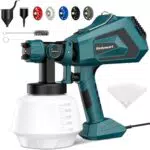 Farbsprühsystem Farbsprühpistole, Akdomart AK-17 700W HVLP Lackierpistole Elektrisch