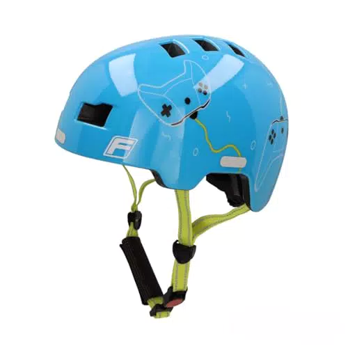 FISCHER BMX Fahrradhelm mit integriertem LED-Rücklicht – Dirt Bike Helm
