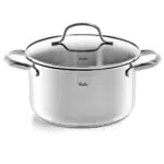 Fissler San Francisco / Edelstahl-Topf Kochtopf mit Glas-Deckel