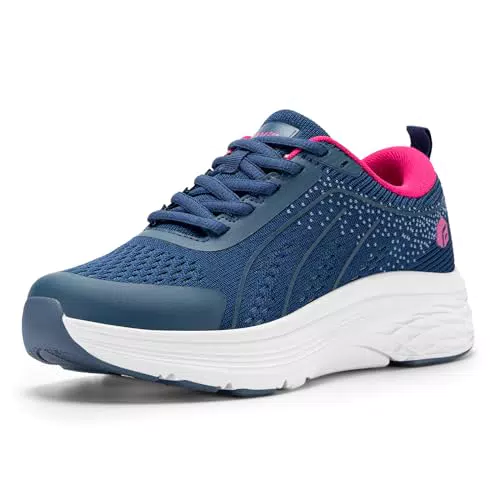 FitVille Damen Sneaker - Atmungsaktive Walking Schuhe für Outdoor Fitness