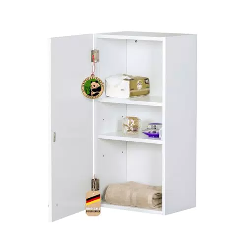 Floordirekt Badezimmerschrank, Kleiner Badschrank für Badezimmer Möbel