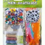 folia 12420 - Deko-Mix Bastelset, 600 Teile, sortiert
