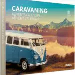 FRANZIS 55115 - Caravaning Adventskalender, VW Bulli T1 Metall Modellbausatz im Maßstab 1:24