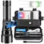 Fsiviim Taschenlampe Led Aufladbar, 500000 Lumen Led Taschenlampe Extrem Hell