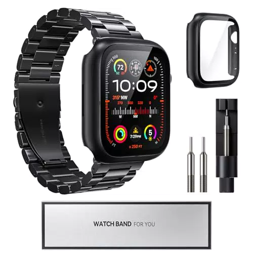 für Apple Watch Armband mit Hülle 10 42mm, 10 series Metall Apple Watch Armbänder mit Gehäuse für Apple Watch band Series 10 SE