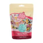 FunCakes Deco Melts Hellblau - Tauchen, drippen, dippen und dekorieren! In der Mikrowelle schmelzen und in jede Form gießen