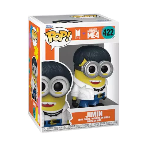 Funko Pop! Rocks: Minions X BTS - Jimin - BTS + Minions - Vinyl-Sammelfigur - Geschenkidee - Offizielle Handelswaren - Spielzeug Für Kinder und Erwachsene - Movies