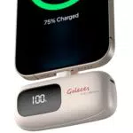 Galeces 5000mAh Mini Powerbank, PD 20W Schnellladen Externer Akku Kleine USB C Powerbank Compact LCD Digitalanzeige Akkupack Kompatibel mit iPhone 16/15 Samsung Huawei iPad USB-C-Telefone usw