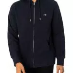 Gant Herren Reg Shield Full Zip Hoodie Kapuzenpullover