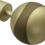 Gardinia Orbit, 2 x Endstück, Metall, Champagner/Cappuccino