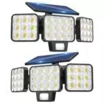 GEARLITE Solarlampen für Außen mit Bewegungsmelder 2 Pack