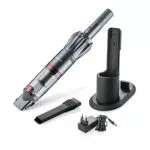 Genius Invictus One Version 1.0 Set 9-teilig anthrazit - Handstaubsauger mit maximaler Power im Handformat - Beutelloser und kabelloser Akku Handsauger 90 W BLDC Motor + Zubehör