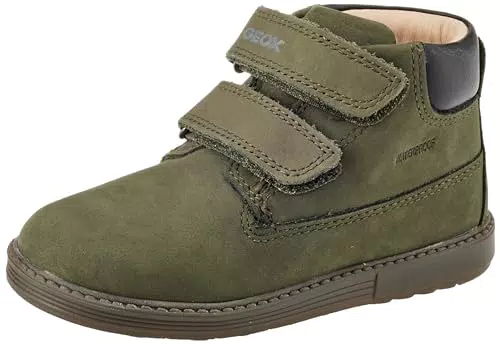 Geox B Hynde Boy WPF Ankle Boot, DK Green