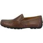 Geox Herren U Moner V Mokassins, Schwarz