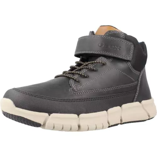 Geox J FLEXYPER Boy Ankle Boot, Black