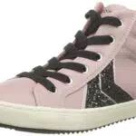 Geox Jungen Mädchen J Kalispera Girl B Sneaker, Antique Rose/Black