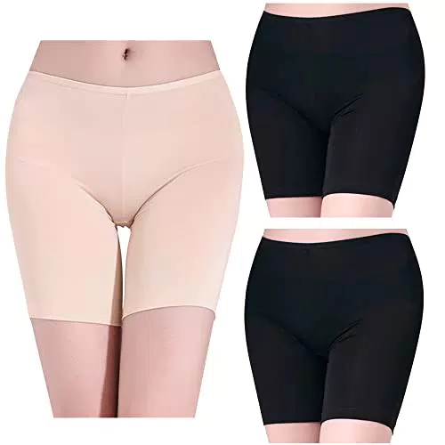 GEYIWSSXY Damen Unterhose Anti Chafing Shorts Unter Rock Kurz Hose Boxershorts Radlerhose Unterhose Hoher Bund Shorts Lange Unterwäsche Panties