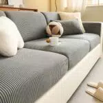 Gleedipre Flexibler Sofabezug Cord Sitzkissen Rückenlehne Schutzbezug Für alle Jahreszeiten Sofa-Spannbettlaken