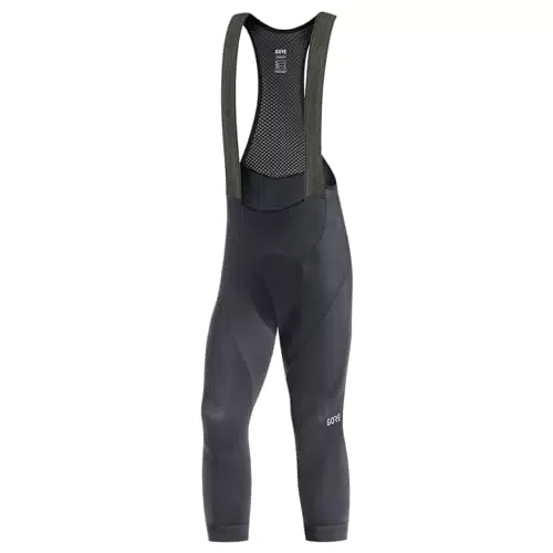 GORE WEAR Herren C3 Trägerhose+ 3/4, Schwarz, XXL EU