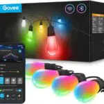 Govee Smart LED Lichterkette für den Außenbereich mit WLAN, RGBICW, IP65 Wasserdicht - Kompatibel mit Alexa und Google Assistant, App-Steuerung, 47 Szenenmodi