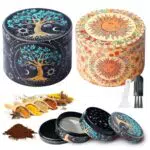 Grinder, 2 Stück Grinder Weed, Kräutermühle, 63 mm