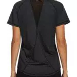 Gyabnw Damen Fitness T-Shirt Kurzarm Atmungsaktiv Funktionsshirt für Yoga