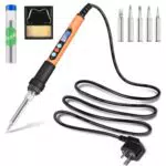 HANDSKIT 90W Lötkolben Set, Lötset mit LCD, Temperatur einstellbar 180-480°C