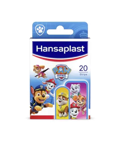 Hansaplast Kids Paw Patrol Kinderpflaster, Wundpflaster mit bunten Paw Patrol Motiven zum Aufmuntern