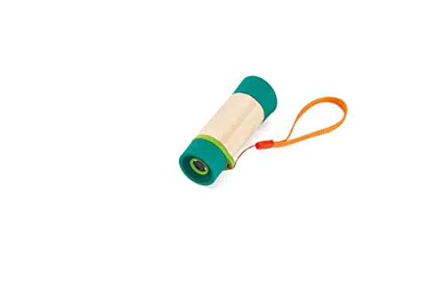 Hape Nature Fun verstellbares Teleskop zum Entdecken aus Bambus und pflanzlichem Kunststoff