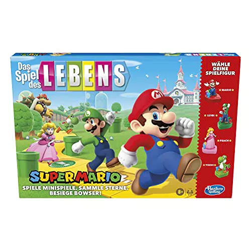 Hasbro Das Spiel des Lebens Super Mario Brettspiel für Kinder ab 8 Jahren