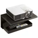 Hggzeg Projektor Schweberegal Wifi Router Aufbewahrungsbox Wandmontage Mehrschichtiges Kabelmanagement Lagerregal für DVD-Player/Kabelboxen/TV-Zubehör
