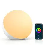 Hifree Smart LED Tischlampe, Nachttischlampe Touch Dimmbar funktioniert mit Alexa und Google Assistant