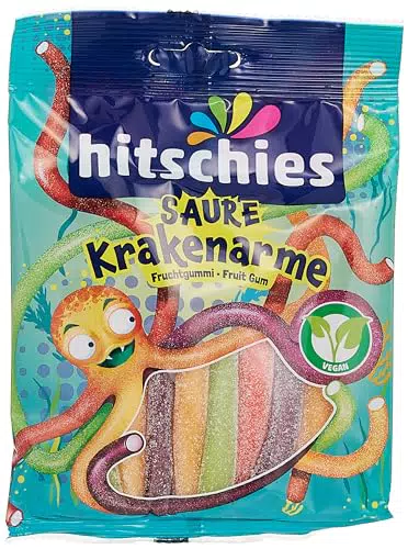 Hitschies Saure Krakenarme Fruchgummi, 125 g