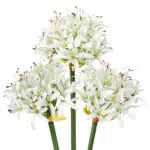 Hollyone 3PCS künstliche Agapanthus Blumen für Dekoration