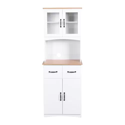 HTI living Buffettschrank Anea Weiß Küchenschrank