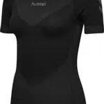 hummel Damen First Seamless S/S Trikot, Schwarz, M/L EU