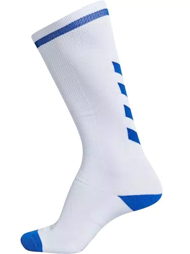 Hummel Unisex Elite Indoor High Socken, WHITE/TRUE BLUE