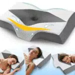 Hydomi Memory Foam Orthopädisches Kissen: Ergonomisches Kopfkissen für Nackenschmerzen-Nackenkissen Kopfkissen- Antischnarchkissen für Seiten
