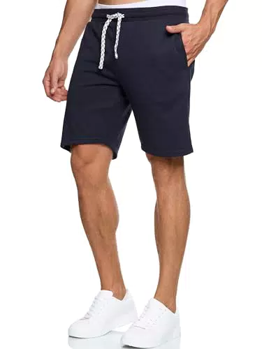 Indicode Aldrich Sweatshorts Herren mit Kordelzug – Sportshorts für Männer