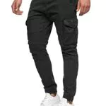 Indicode Herren Alex Cargohose aus Baumwolle mit 6 Taschen