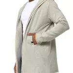 Indicode Brekstad Oversize Sweatjacke mit Kapuze aus Baumwolle für Herren